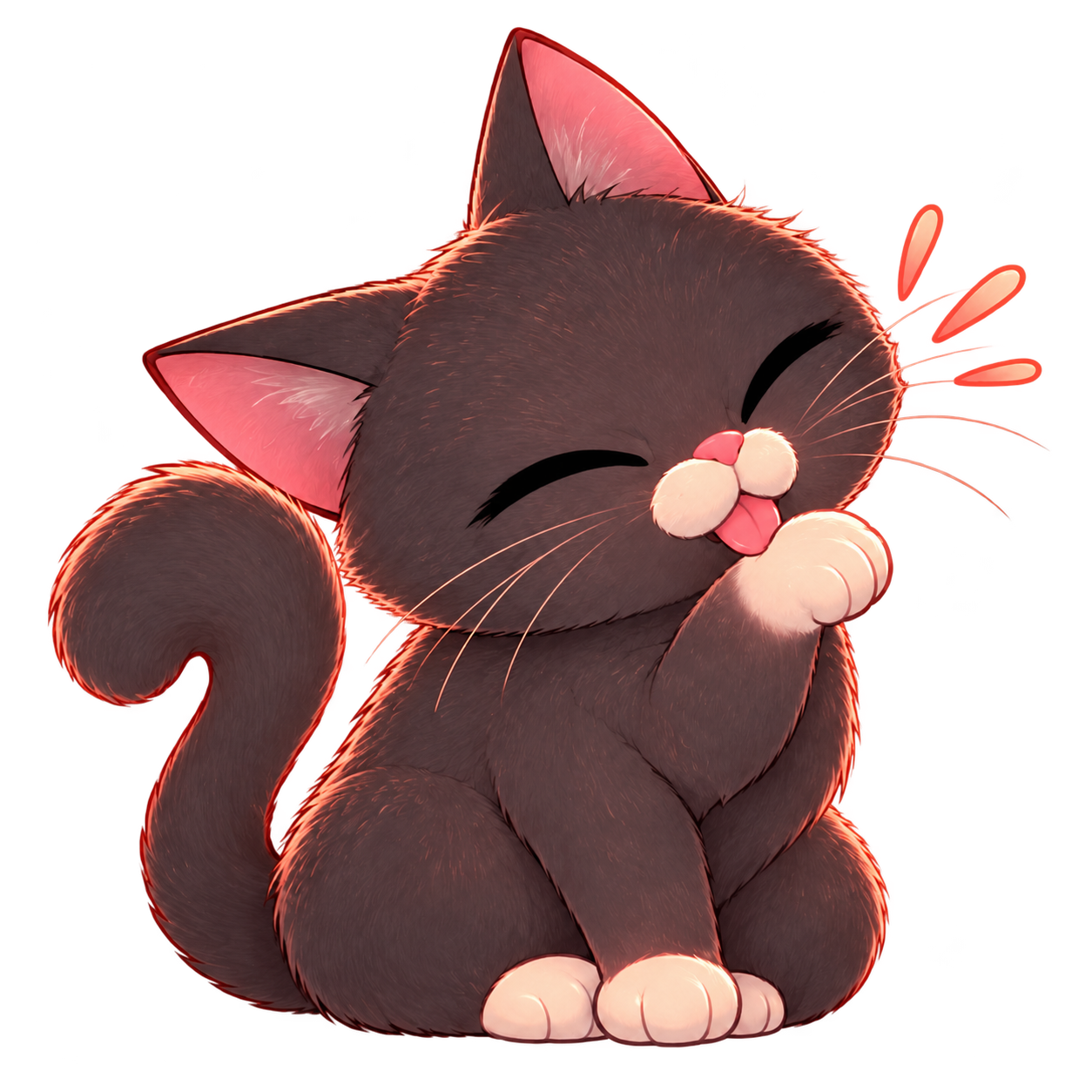 Moti, a virtual cat